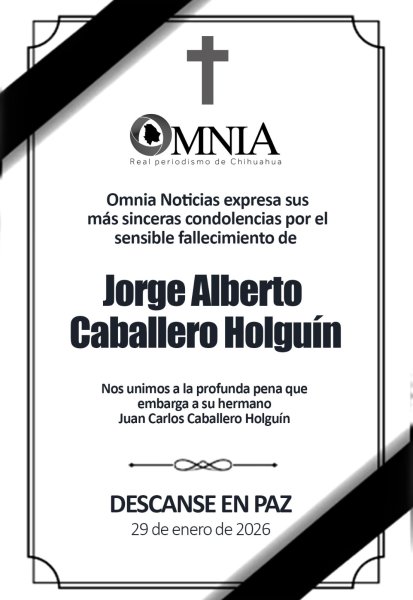 Omnia lamenta el sensible fallecimiento de Jorge Alberto Caballero Holguín