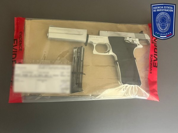 Aseguran arma de fuego en investigación de robo a casa habitación en NCG