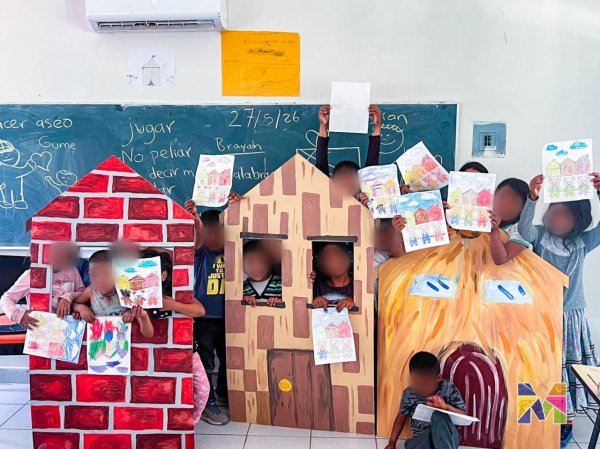 Fomentan en Meoqui la Lectura con “Cuenta Cuentos” en escuela multigrado del Albergue de Jornaleros