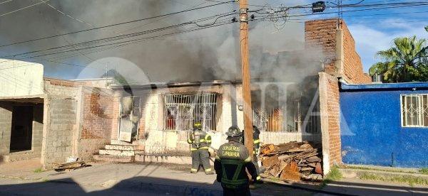Mujer muere en incendio de vivienda señalada como picadero en la colonia San Jorge