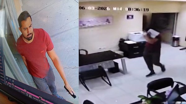 (Video) Captan a sujeto robando en el Campus I de la UACH