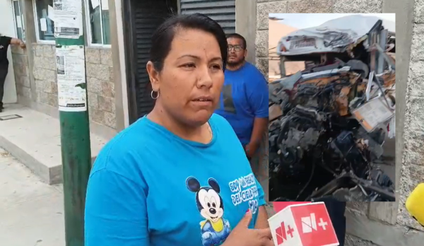 Teme que culpen a su esposo; exige justicia por accidente de transporte de personal en Juárez