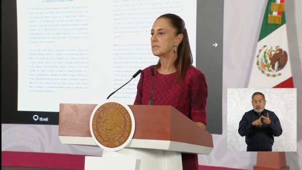 Sheinbaum defiende carta de AMLO y vuelve a arremeter contra la derecha