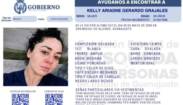Kelly Ariadne, nieta de Paquita la del Barrio, desaparece en San Miguel de Allende