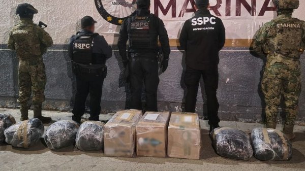 Decomisan en Baja California 150 kilos de metanfetamina con un valor de 38 mdp