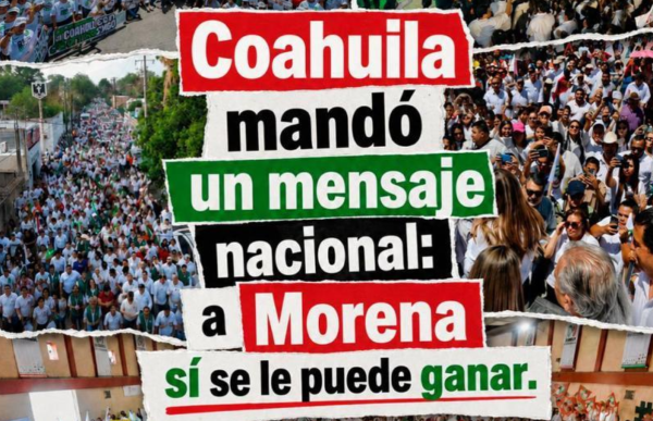 PRI presume “goliza 16 a 0” contra Morena en Coahuila