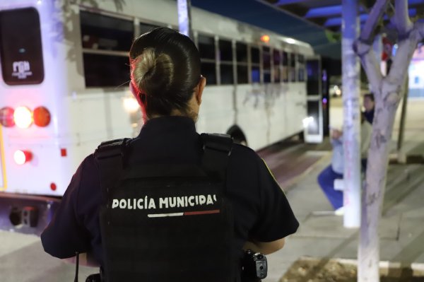 Refuerza Policía Municipal operativo “Siempre Acompañadas” para brindar mayor seguridad a usuarias del transporte público