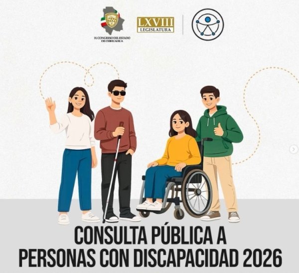 Convoca Congreso del Estado a participar en la Consulta Pública para Personas con Discapacidad