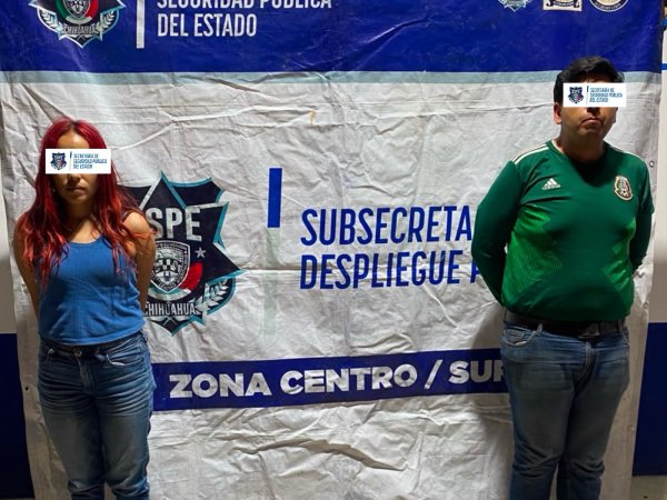 Captura SSPE dos personas, asegura arma de fuego y municiones en Chihuahua