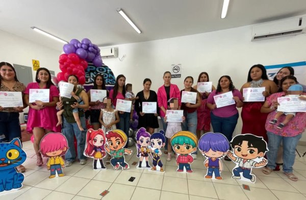 Concluye taller de decoración con globos en el Centro Comunitario Lotes Urbanos