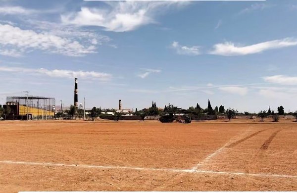 Tras visita de Santiago De la Peña a canchas de Avalos inician trabajos de remodelación