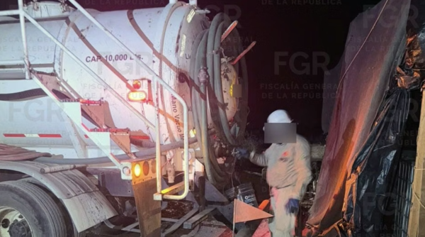 Decomisan 23 mil litros de huachicol en Hermosillo, Sonora
