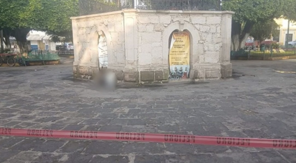 Abandonan la cabeza de una mujer en la plaza principal de Tarímbaro