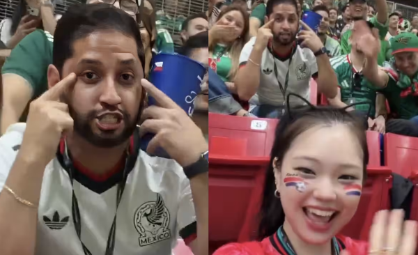 ¿Quién es Ulises Fernando Bernal, el mexicano captado haciendo gestos racistas a aficionada de Corea del Sur?