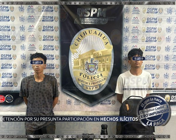 Policía Municipal recupera objetos robados y detiene a dos hombres tras seguimiento de investigación