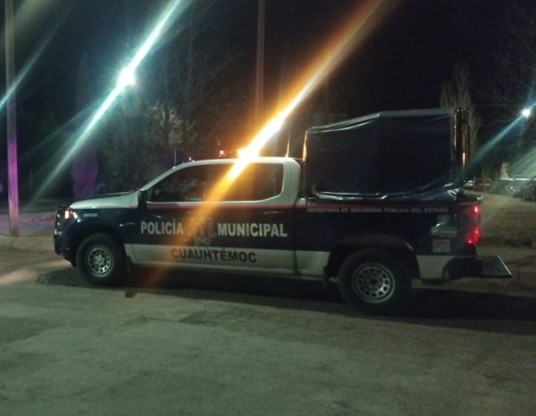 Atienden elementos municipales reporte de presuntas detonaciones en Cuauhtémoc