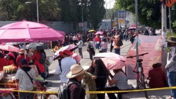CNTE colapsa por más de cinco horas acceso al estadio Azteca previo a partido mundialista; hacen pausa a la espera de respuestas de Segob