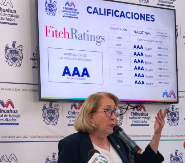 Ratifican Fitch y HR Ratings máximas calificaciones crediticias al Municipio de Chihuahua