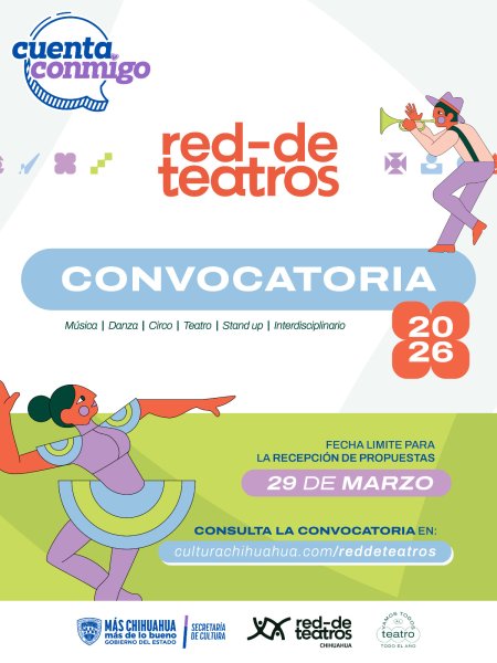 Lanza Secretaría de Cultura convocatoria del programa Red de Teatros 2026