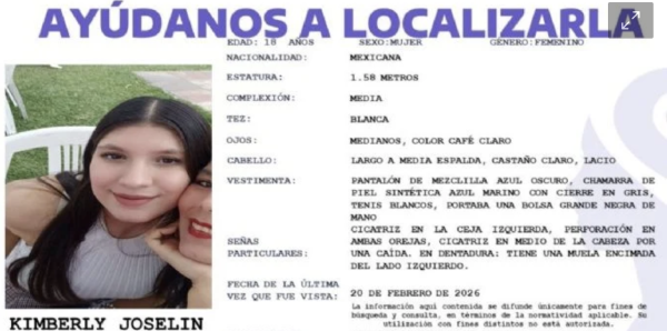 Fiscalía de Morelos confirma que cuerpo hallado sin vida es de Kimberly Ramos