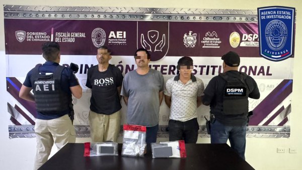 Detienen a tres en flagrancia por delitos contra la salud en la colonia Revolución