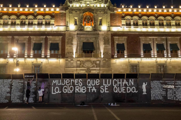 “Es probable”; Sheinbaum sobre blindar el Palacio Nacional para el 8M