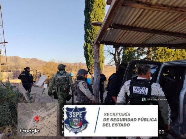 Localiza SSPE vehículos robados y desmantelan campamento en Ojinaga