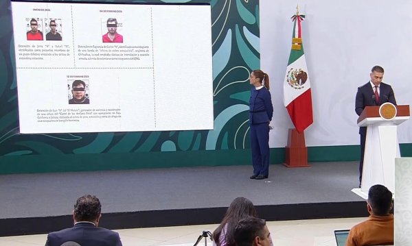 Destaca Harfuch a integrante de célula criminal de Chihuahua entre los asegurados en Jalisco