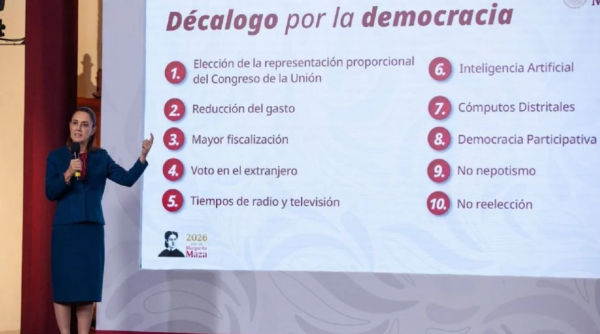 Diputados circulan proyecto de dictamen de reforma electoral sin cambiar una coma a iniciativa presidencial; se prevé votarlo el miércoles en el pleno
