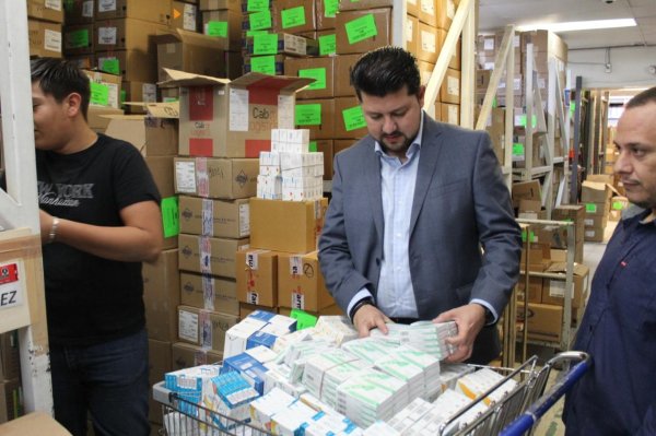 Reporta Pensiones Civiles del Estado 88 por ciento de abasto de medicamentos