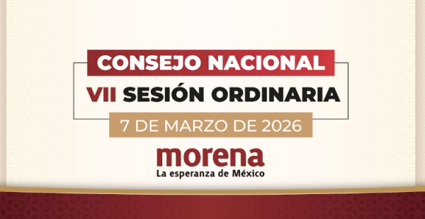 En Vivo: VII Sesión Ordinaria del Consejo Nacional de Morena