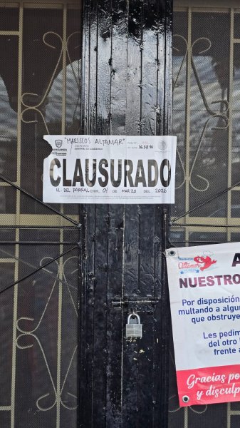 Realiza Gobernación del Estado 321  inspecciones y clausura 9 establecimientos durante la última semana