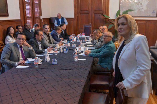 Maru Campos encabeza Mesa Estatal de Seguridad