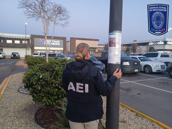 Lleva a cabo FGE Noroeste pega y difusión de pesquisas para la localización de un masculino desaparecido en NCG