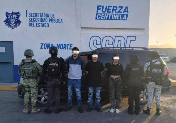 Detiene SSPE a tres personas en Ciudad Juárez con vehículo ligado a homicidio