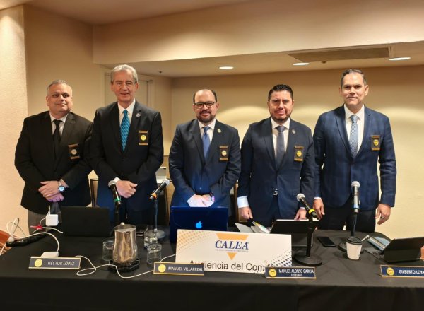 Participa el Secretario Gilberto Loya como delegado de CALEA para certificar a corporaciones de seguridad