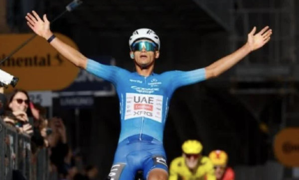 Isaac del Toro gana sexta etapa de la Tirreno-Adriático y se perfila a su segunda corona del año