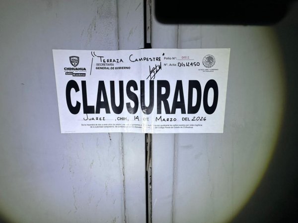 Gobernación estatal clausura 10 establecimientos durante la última semana; uno por riña