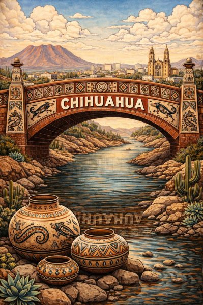 Puente de Fuerza Aérea y Aldama contendrá matices de la obra de Mata Ortiz: Rivas