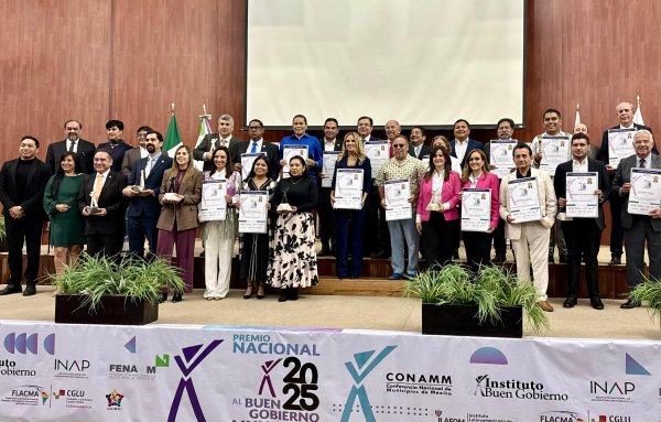 Delicias recibe el Premio Nacional al Buen Gobierno Municipal 2025 por fortalecer el tejido social y construir espacios de paz.