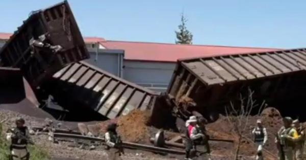 Se descarrila tren en Aguascalientes