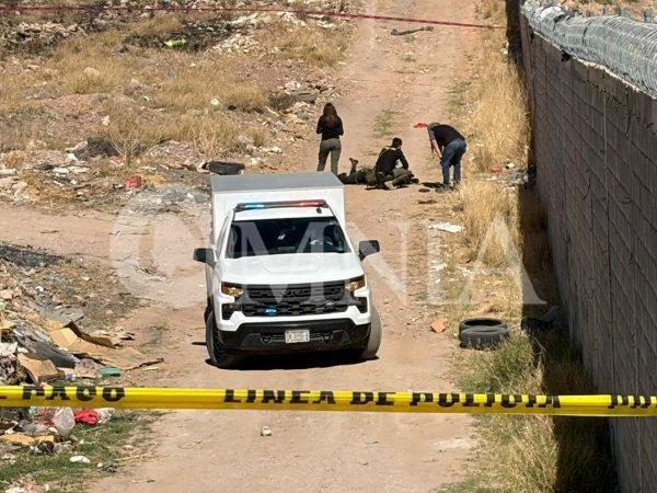 Localizan cuerpo calcinado y maniatado en la colonia Madera 65