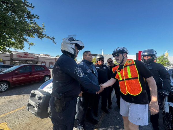 Se suma SSPE a a rodada ciclista para promover el respeto vial en la ciudad de Chihuahua