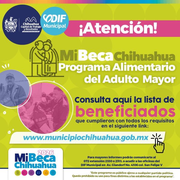 ¿Aplicaste para PAAM 2026? Anuncia Municipio los resultados