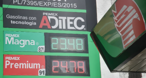 Continúa Profeco monitoreo de precio de gasolina a $24 como lo indicó Sheinbaum