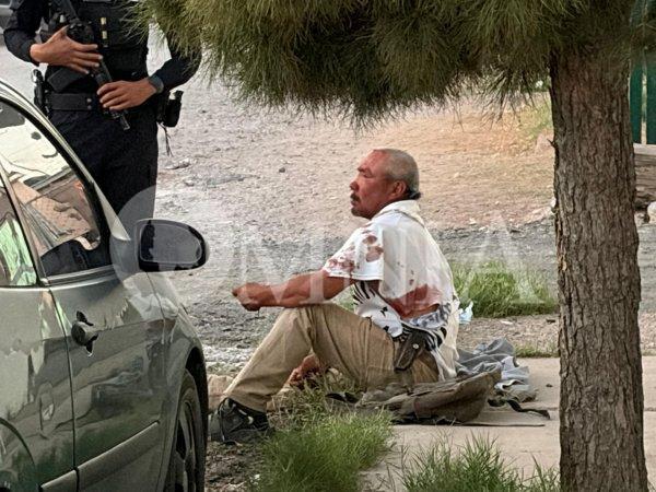 Hombre severamente golpeado moviliza a corporaciones en la colonia Rigoberto Quiroz