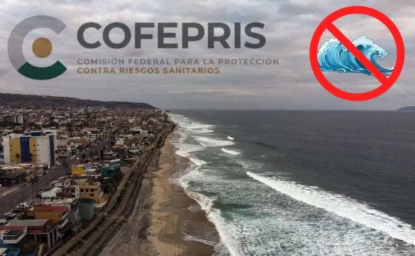 Una playa en México no es apta para uso recreativo esta Semana Santa