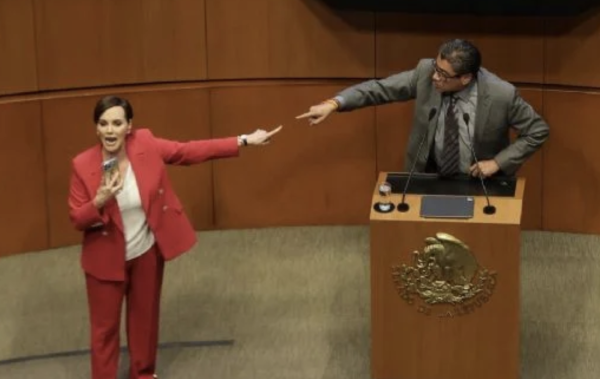 Tras choque entre Lilly Téllez y Saúl Monreal, la presidenta del Senado pide elevar el debate
