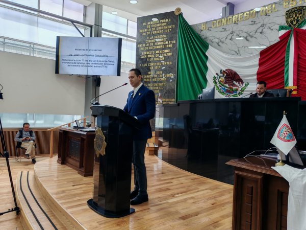 Propone José Luís Villalobos reforma para obligar tamizaje infantil para detección de autismo