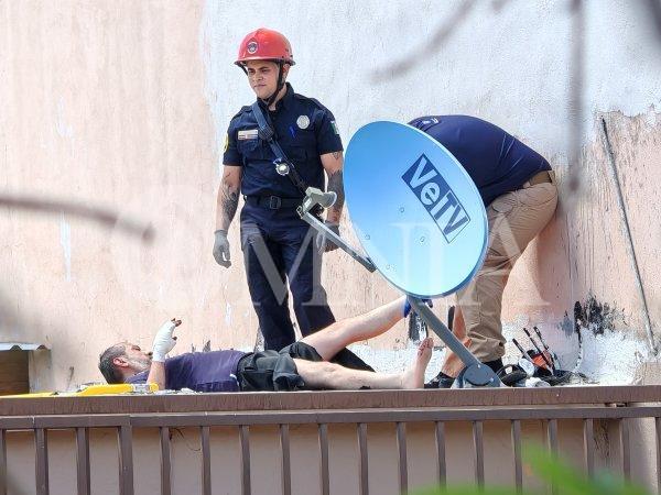 Sujeto se lanza de 3 pisos para escapar de centro de rehabilitación